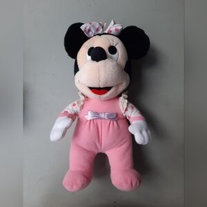 Vintage 1984 Minnie Mouse Plush Stuffed Animal Disney Baby collection